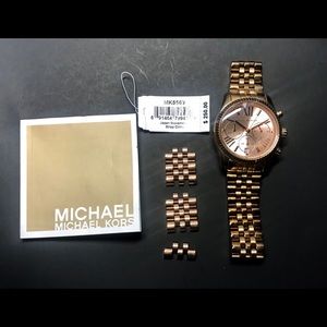 Micheal Kors Rose Gold Watch